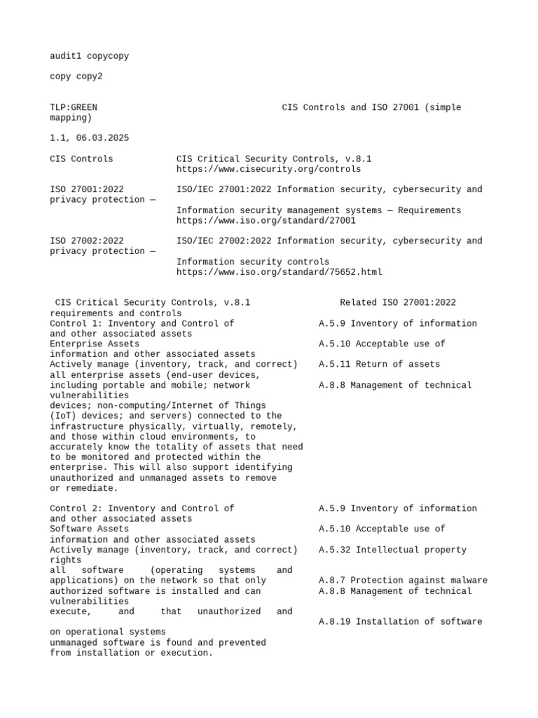 Audit 1 | PDF | Security | Computer Security