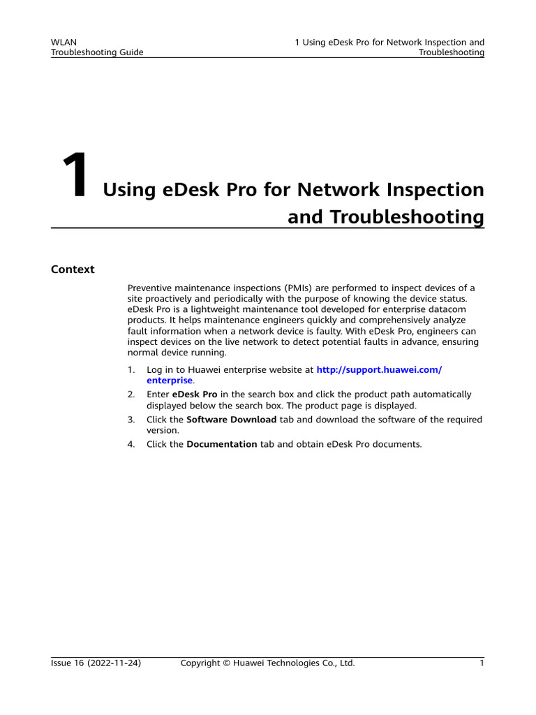 01-01 Using EDesk Pro for Network Inspection and Troubleshooting | PDF