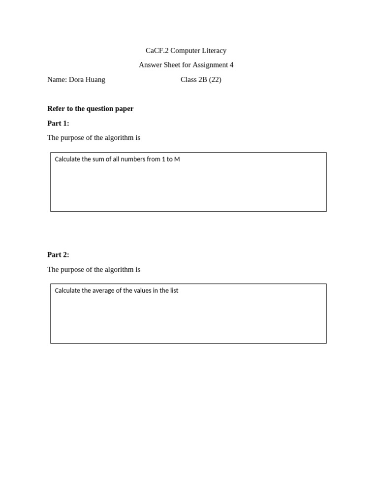 Computer Literacy Assignment 4 Guide | PDF