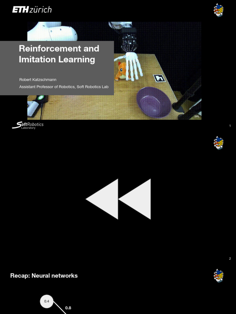 Reinforcement and Imitation Learning Overview | PDF | Algorithms ...