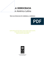 Democracia en America Latina - Informe