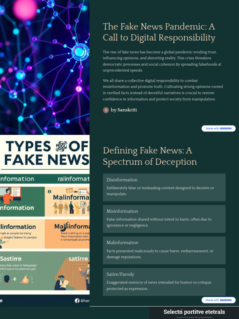 The Fake News Pandemic a Call to Digital Responsibility | PDF | Mass ...