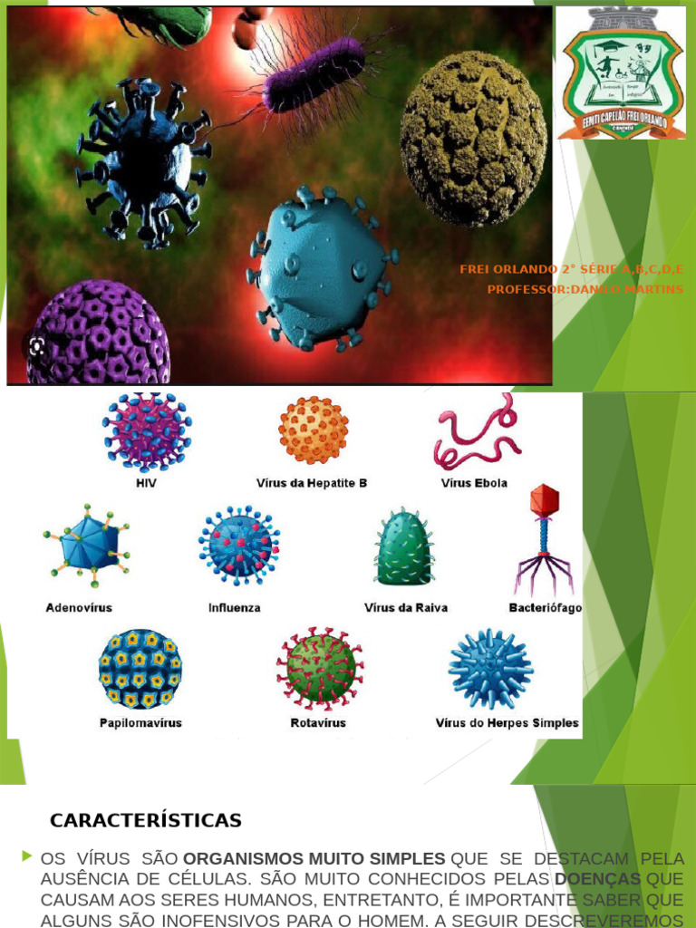Características e Doenças Causadas por Vírus | PDF | Hepatite | Vírus