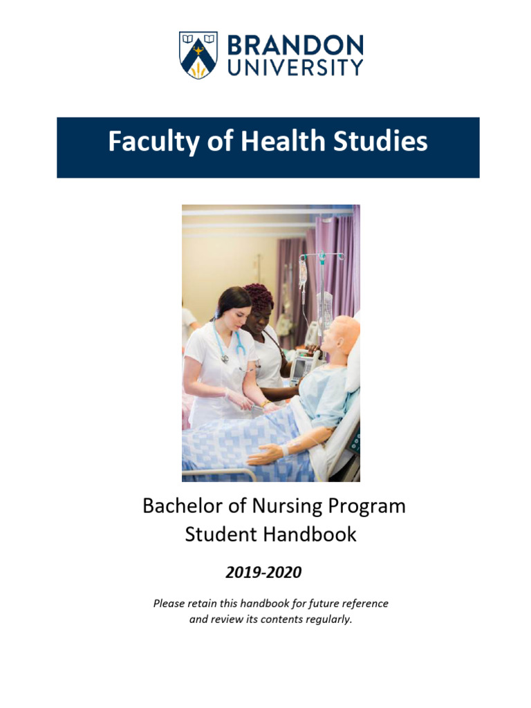 Student Handbook 2019 2020 | PDF | Reflective Practice | Nursing