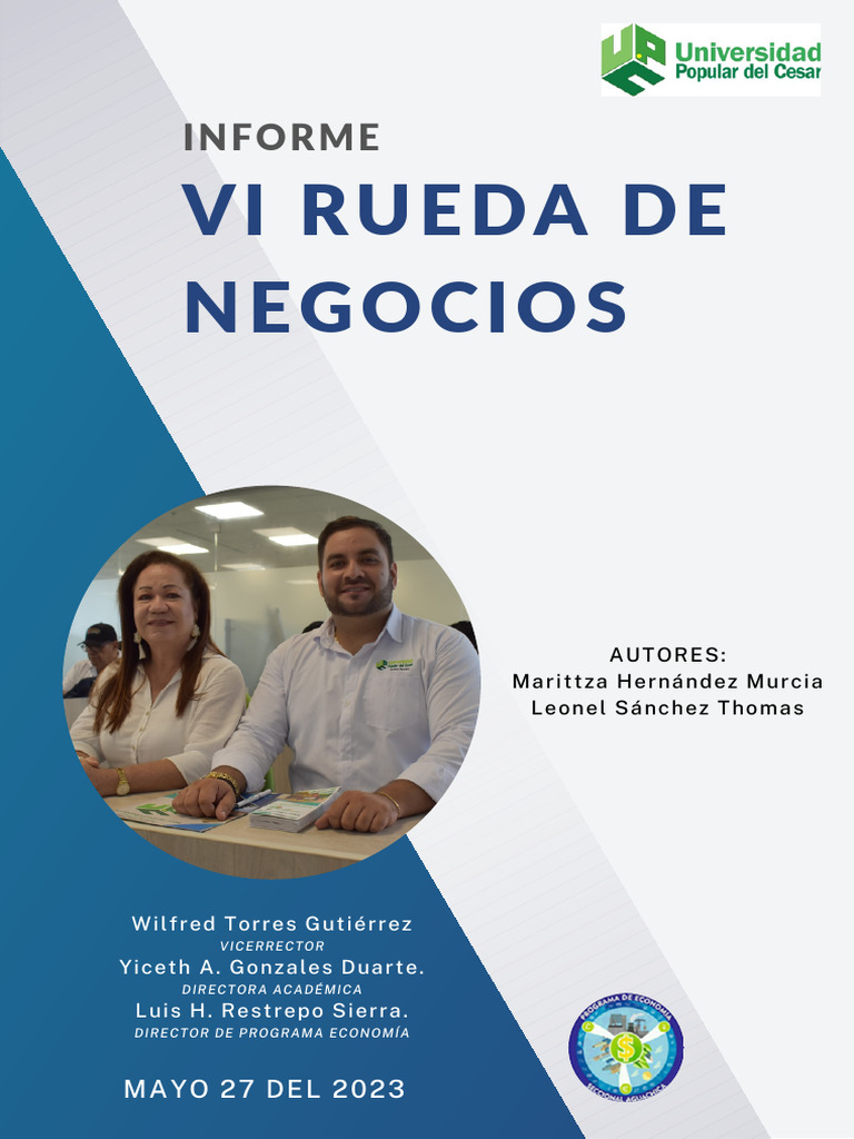 Informe VI Rueda de Negocios UPC 2023 | PDF | Business | Economias
