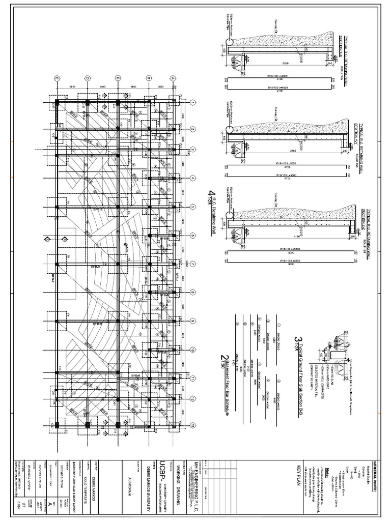 ST-01 Basemnet Floor Slab | PDF