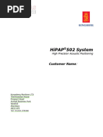 APOS Manual for HiPAP System | PDF | Computing