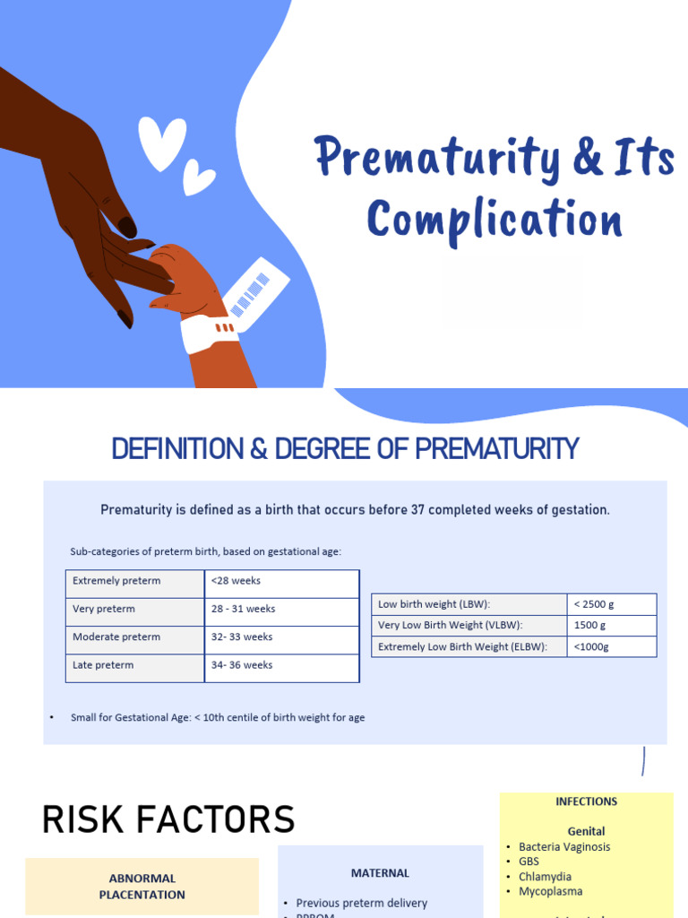 Understanding Prematurity and Care | PDF | Preterm Birth | Infants