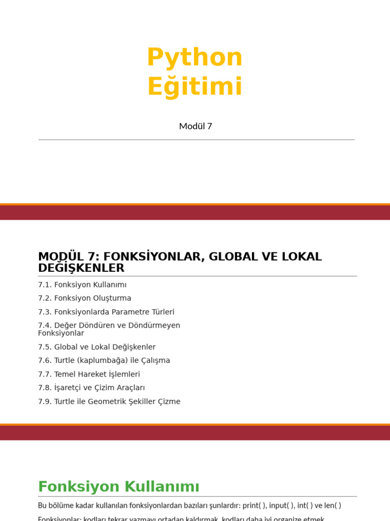 Ders 7 | PDF