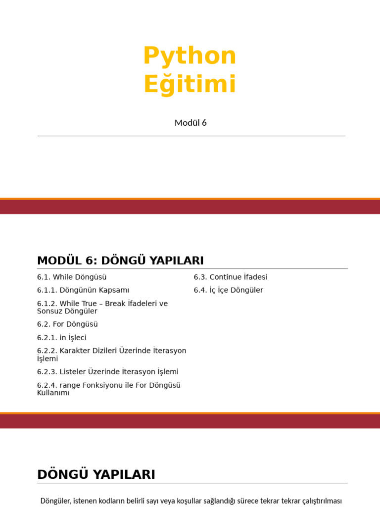 Ders 6 | PDF