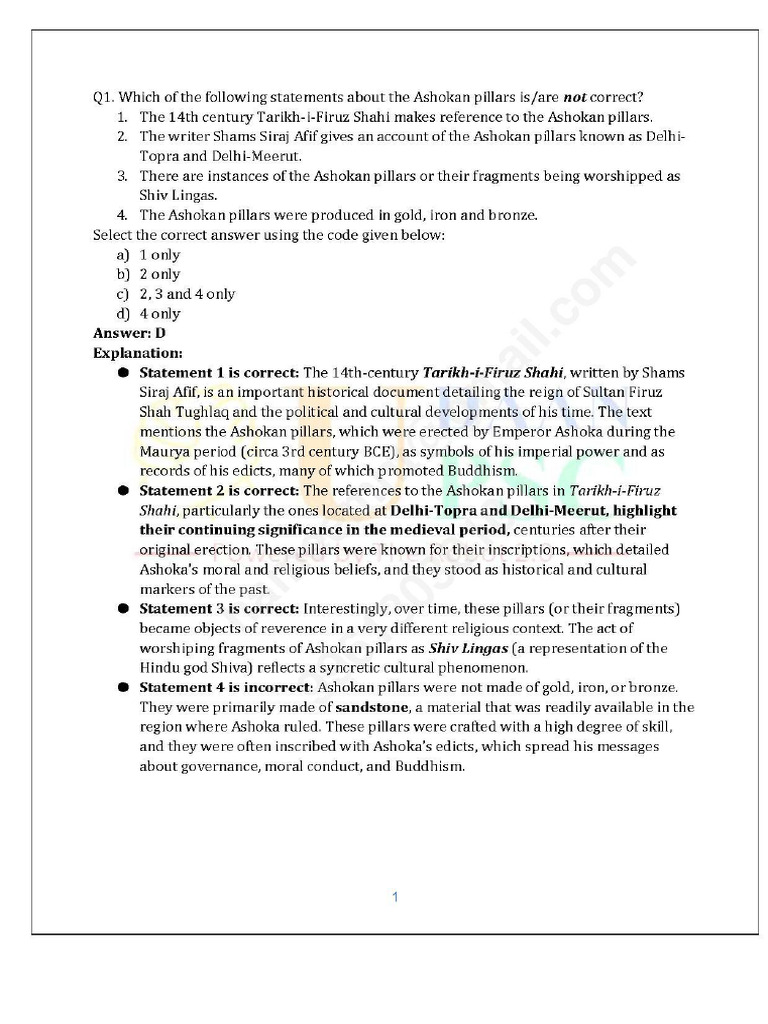 Udaan Test 8 Solution | PDF