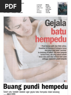 Gejala Batu Hempedu Pdf Newspaper And Magazine
