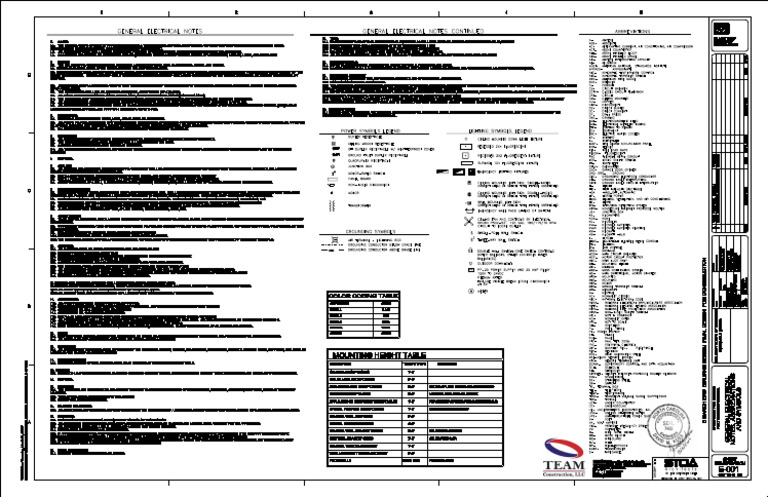 104 E-001 General Electrical Notes | PDF | Electrical Equipment ...