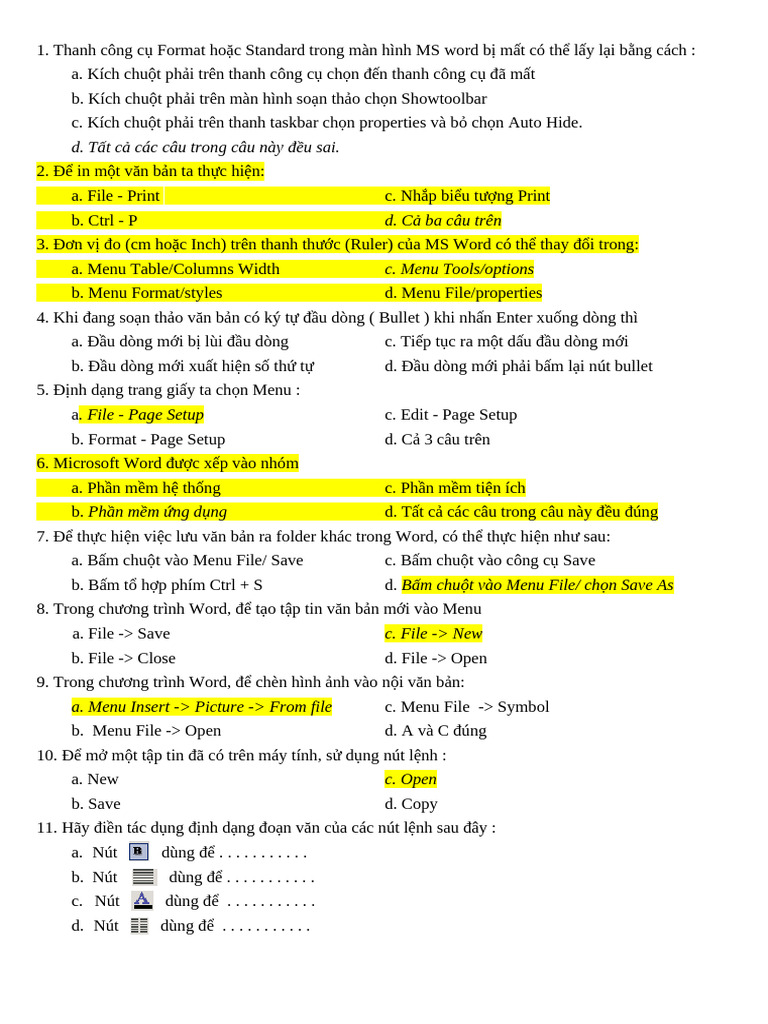 Dap An TN 4 | PDF