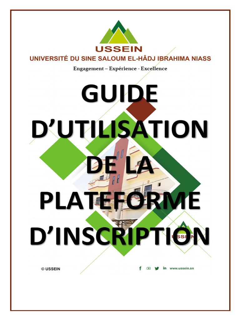 Guide d'inscription à l'USSEIN | PDF | Spam