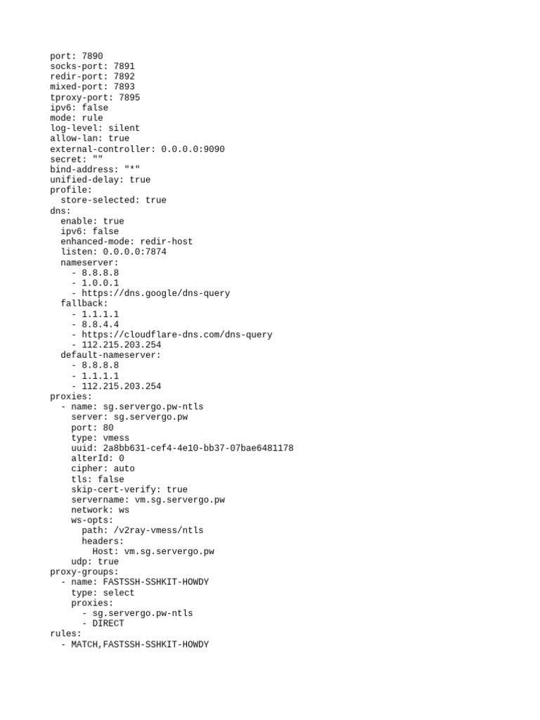 V2Ray Proxy Configuration Guide | PDF