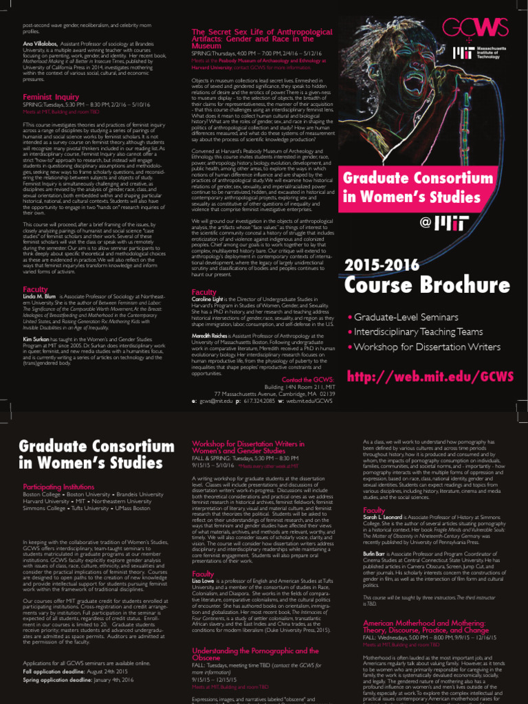 Feminist Inquiry and Gender Studies Course | PDF | Feminism | Gender ...