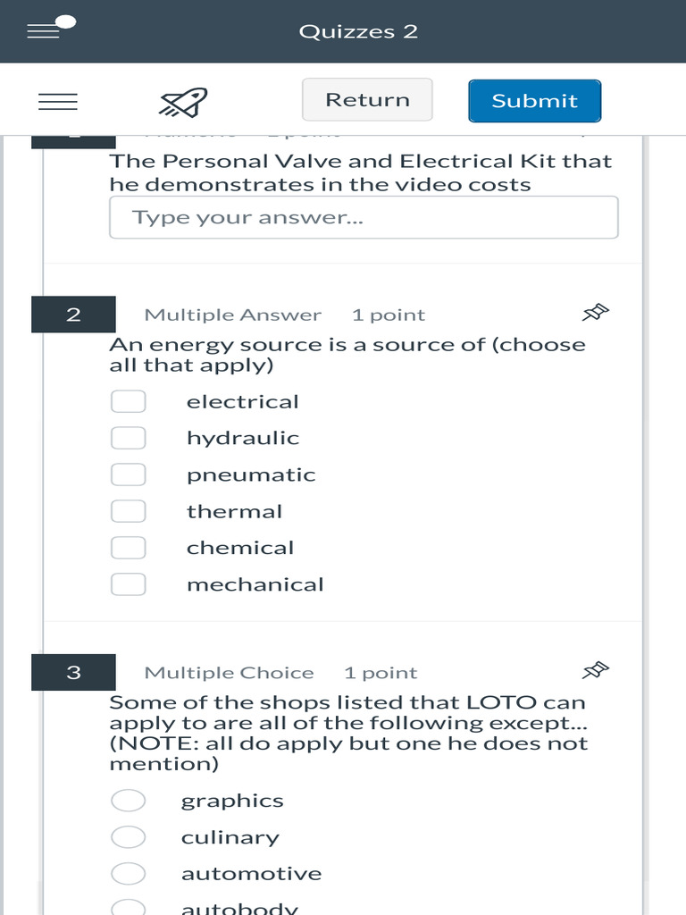 Quizzes 2 | PDF