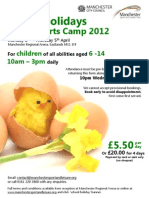 Easter Holidays: Multi-Sports Camp 2012