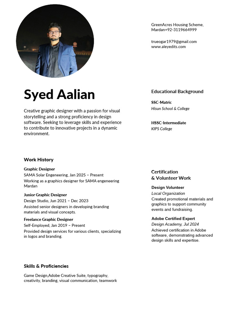 CV Assignment English | PDF