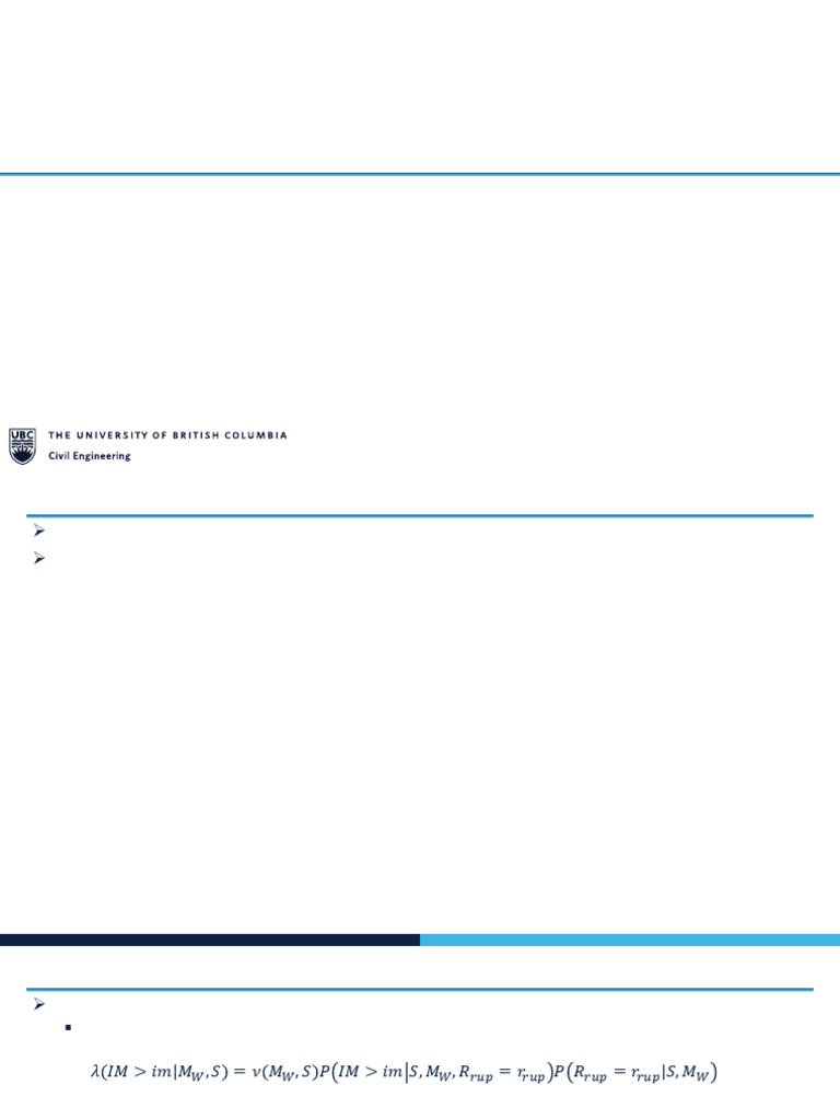 Seismic Hazard Analysis: PSHA Disaggregation | PDF | Aggregate Demand ...