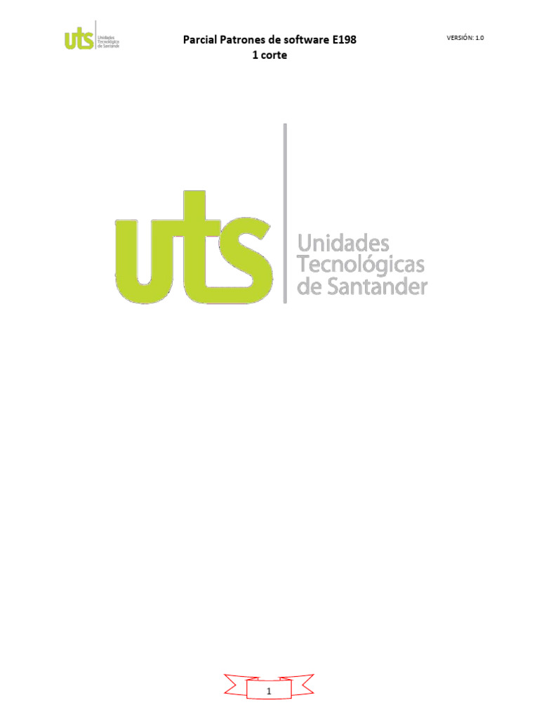 Primera Parte Parcial de Patrones de Software-1 | PDF | Bases de datos ...
