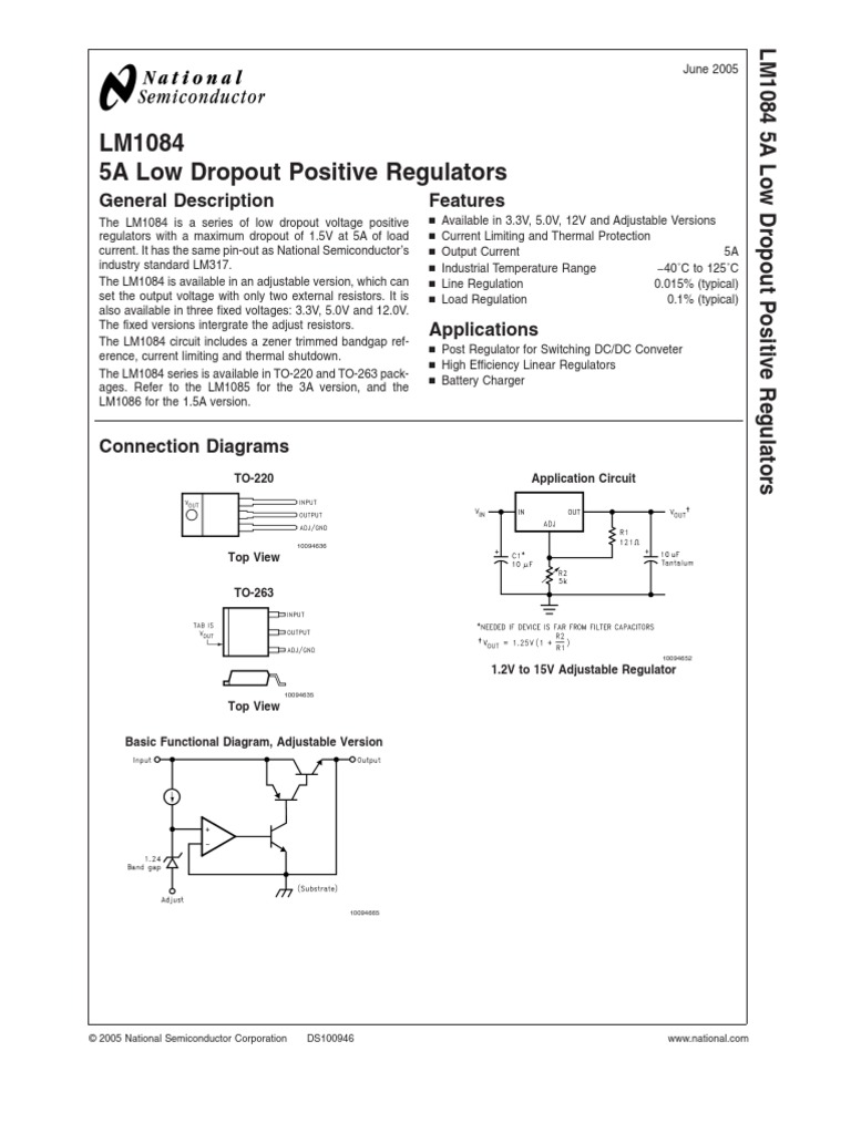 Datasheet Regulator | PDF | Technology & Engineering | Computers