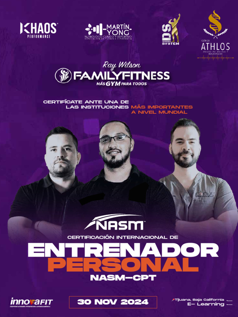 NASM-Instituto Athlos Programa Académico-RWFF | PDF