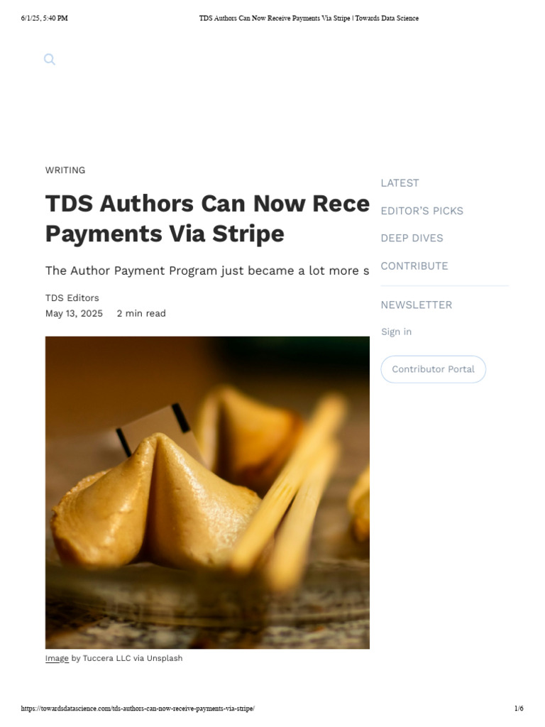 Exciting Changes Are Coming to the TDS Author Payment Program