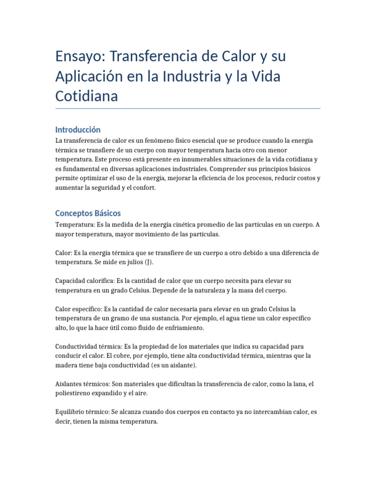 Mapa Conceptual Actualizado | PDF | Calor | Transferencia de calor