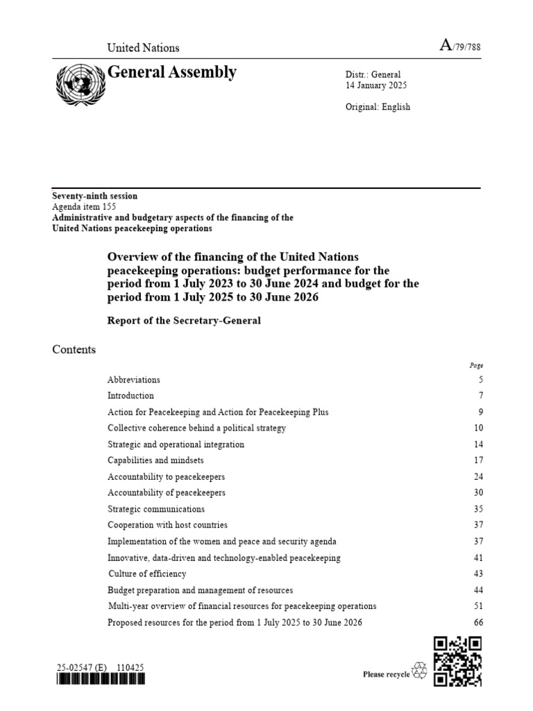 General Assembly: United Nations | PDF | United Nations | International ...