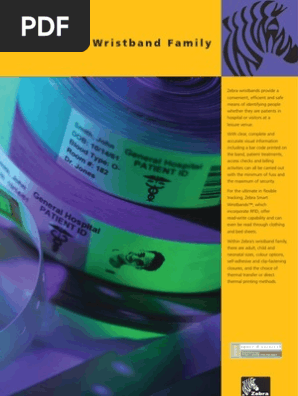Wristband Brochure