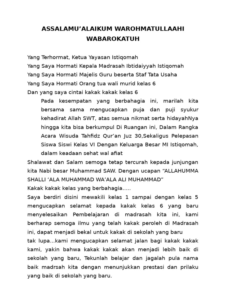 Kata Selamat Jalan | PDF