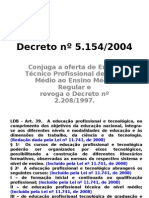 Decreto 5154 2004