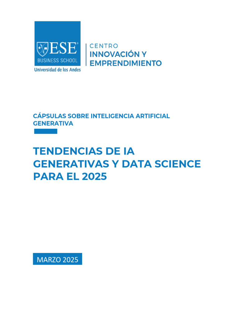 Tendencias de IA Generativa 2025 | PDF | Inteligencia artificial ...