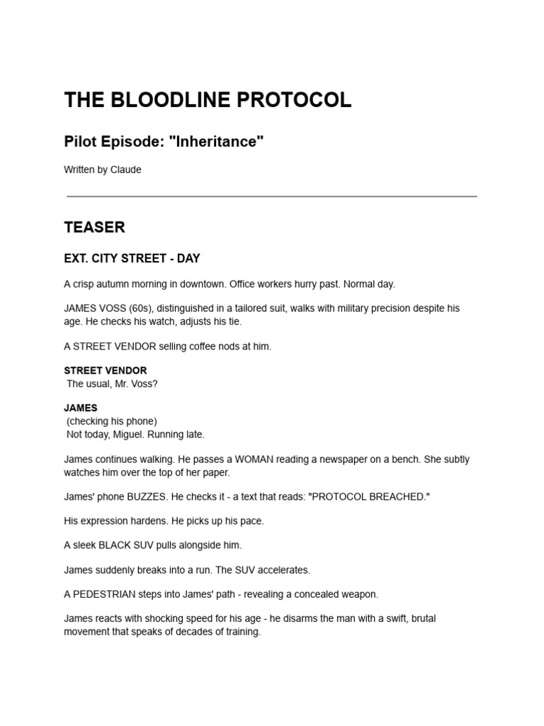 Bloodline Protocol: Inheritance Unveiled | PDF | Password