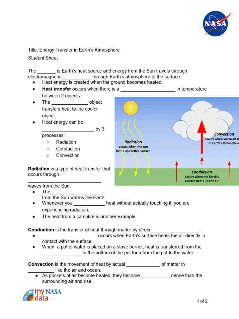 Energy Transfer in Earth's Atmosphere PDF File 508 | PDF | Greenhouse ...
