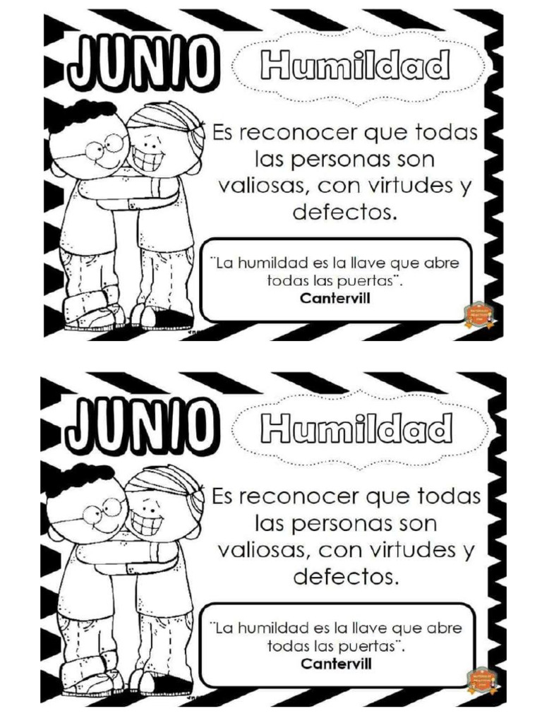 Imagen Del Valor de La Humildad | PDF