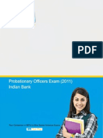 Probationary Officers Exam 2011 - Indian Bank