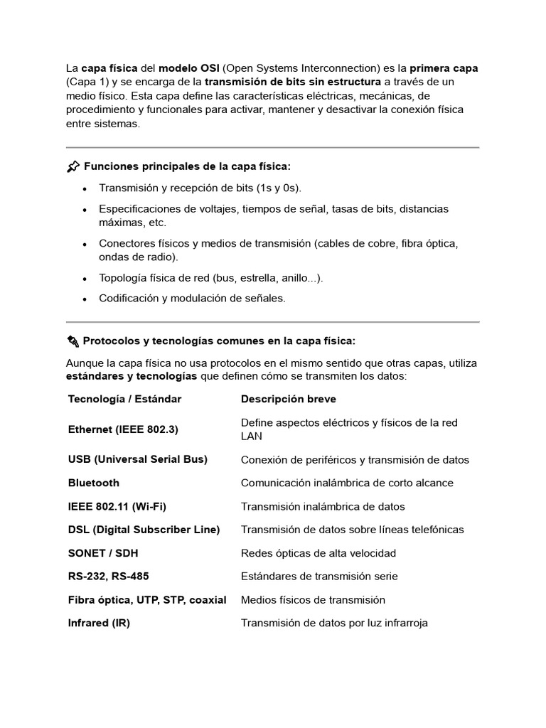 Modelo OSI | PDF | Protocolos de internet | Enrutador (Computación)