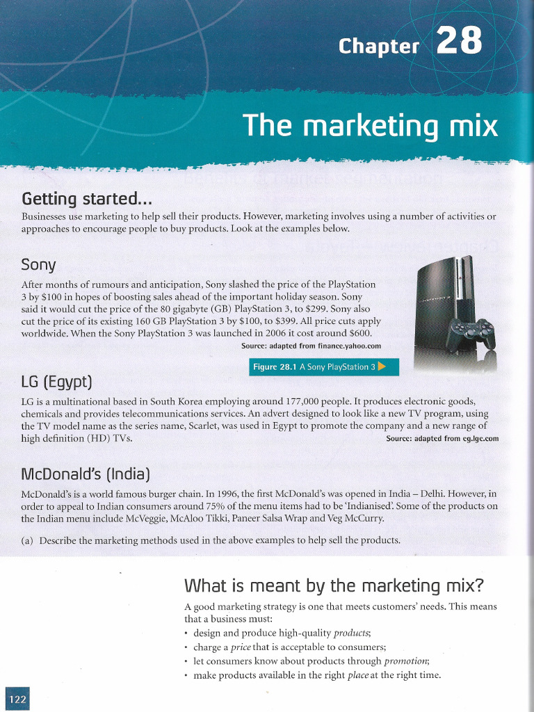 An Overview of The Marketing Mix | PDF