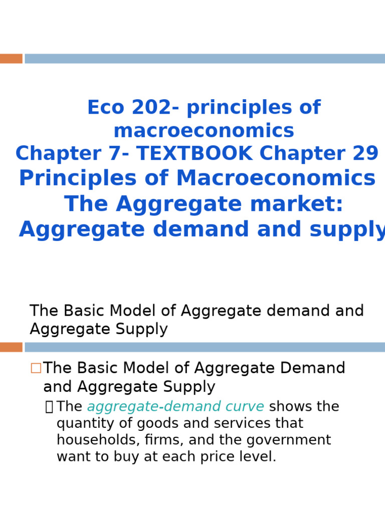 Aggregate Demand and Supply Explained | PDF | Aggregate Demand | Long ...