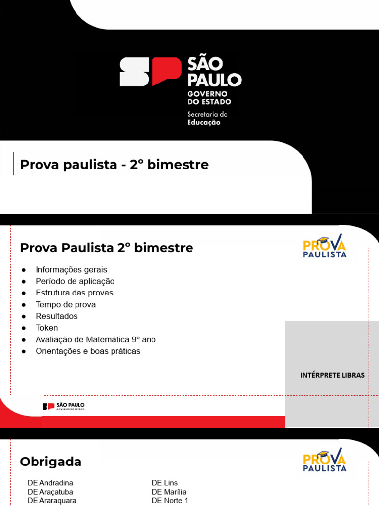 Prova Paulista 2º Bimestre 2025 | PDF | Educação Especial