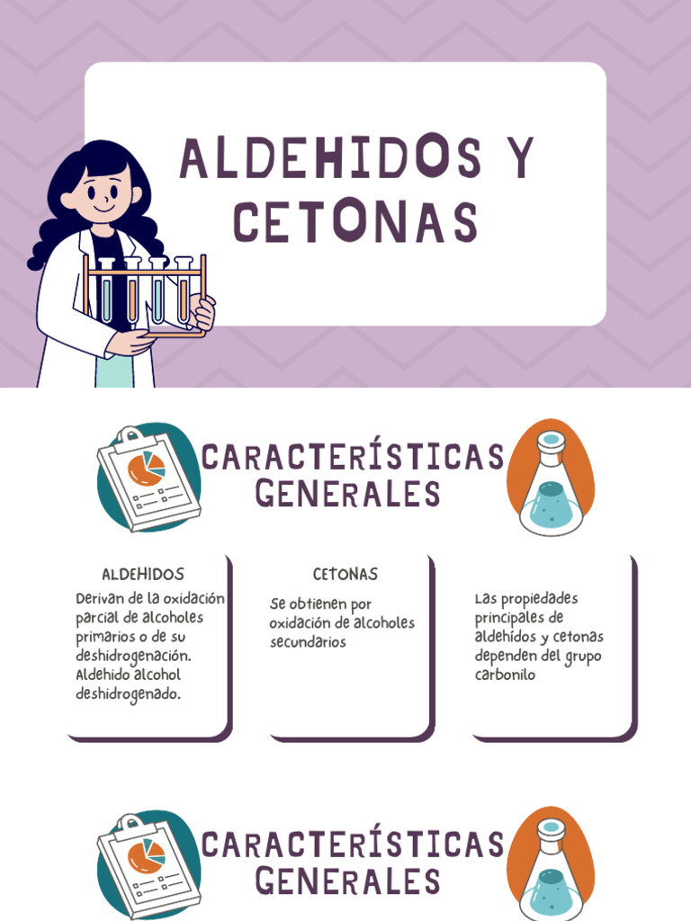 Características y Síntesis de Aldehídos y Cetonas | PDF | Aldehído | Cetona