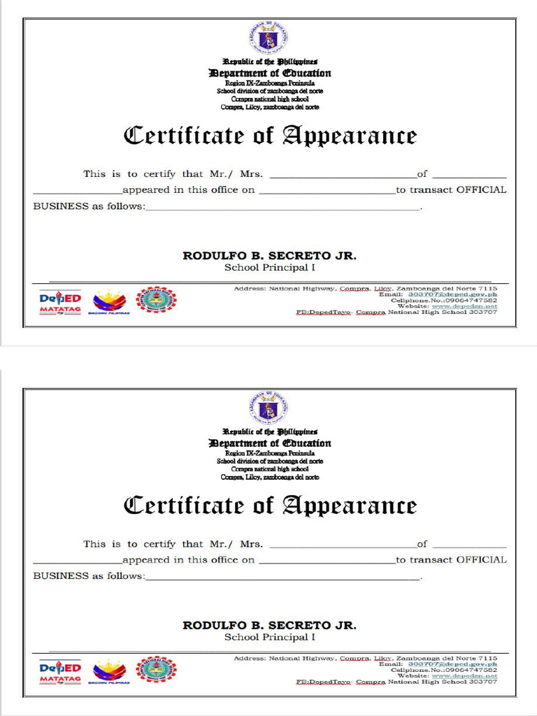 APPERANCE | PDF