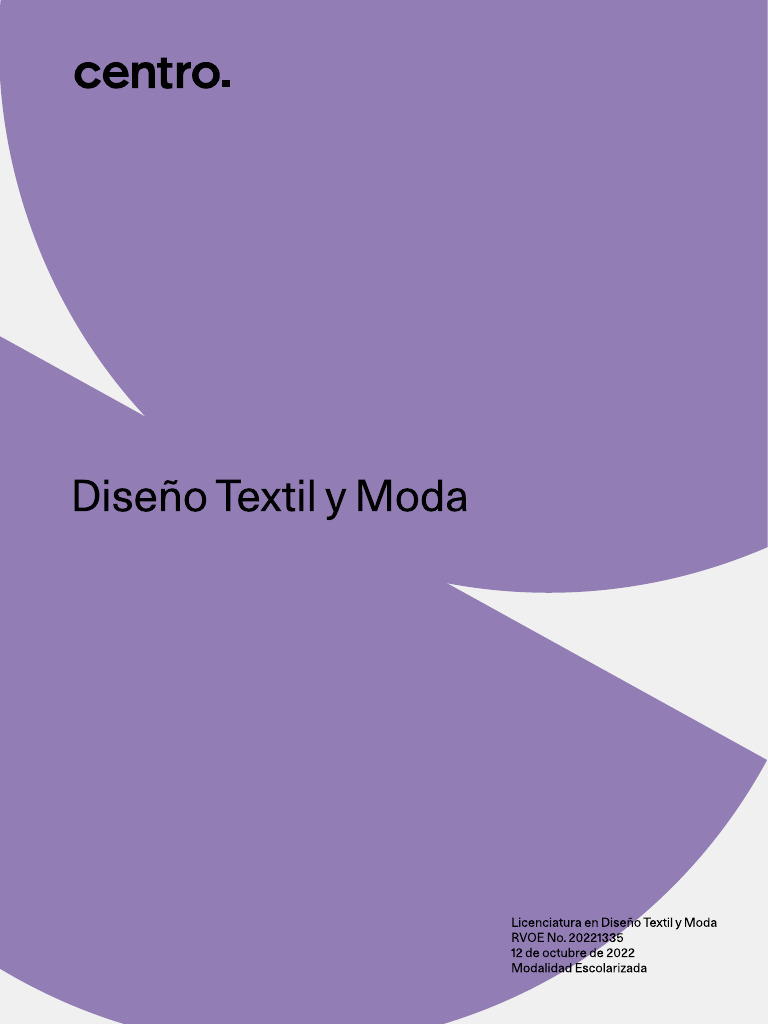 Plan De Estudios Diseno Textil Y Moda 2025 1 Pdf