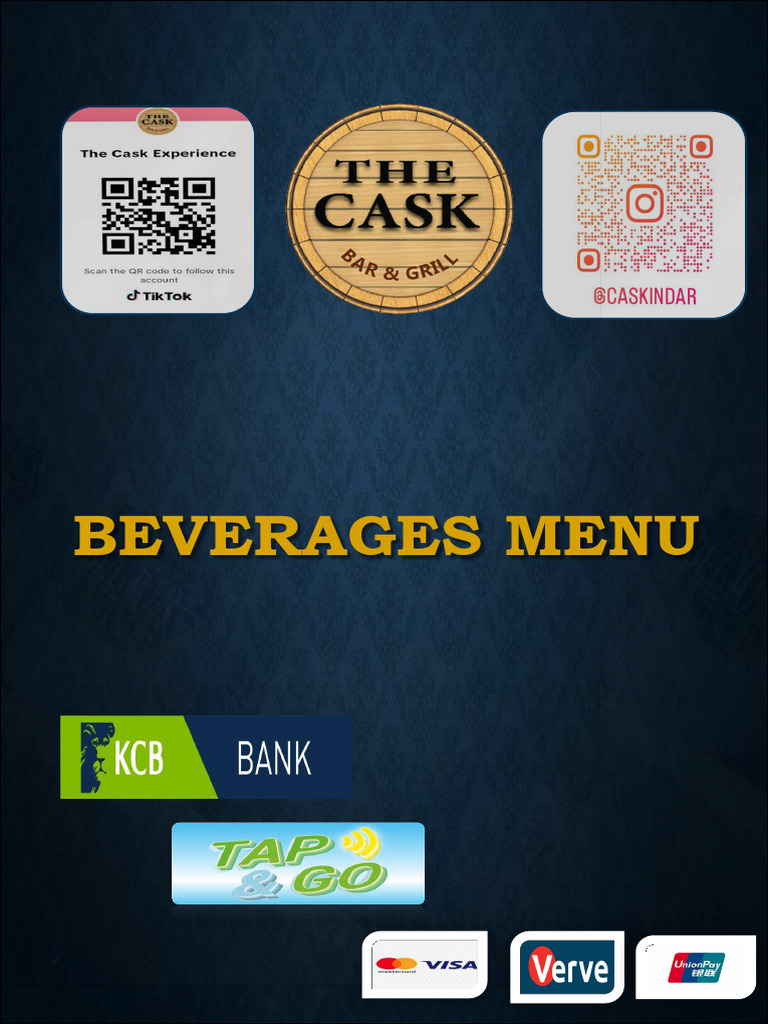 Beverages Menu Edited 02 | PDF | Martini (Cocktail) | Drink