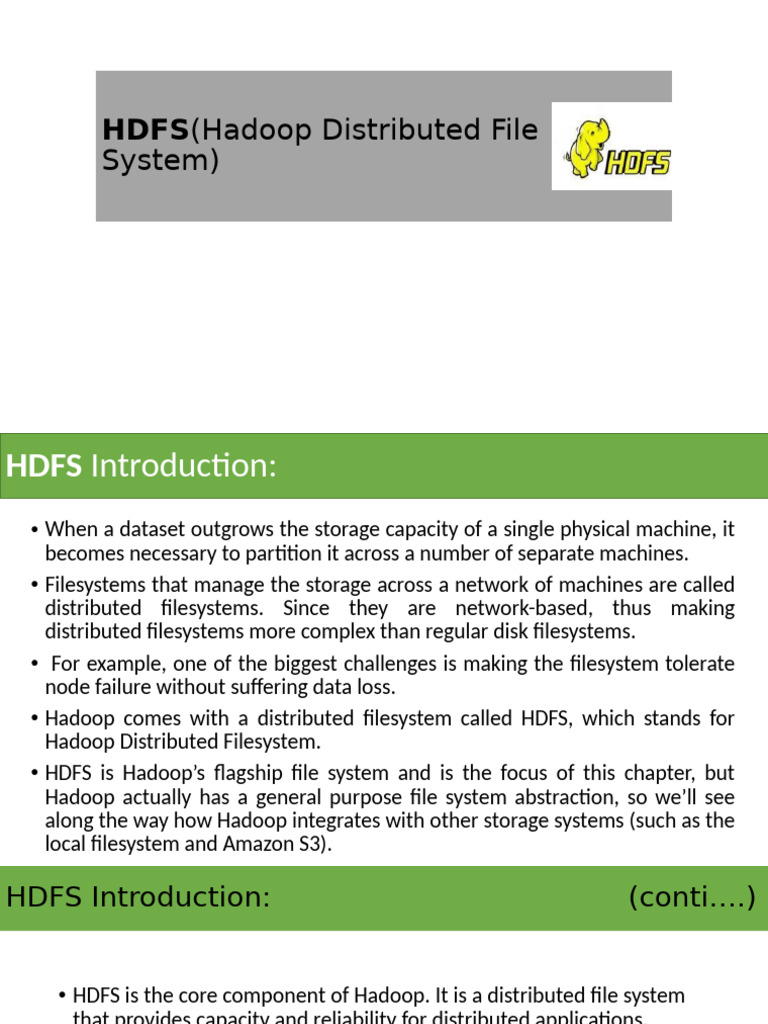 Understanding Hadoop's HDFS Architecture | PDF | Apache Hadoop | File ...