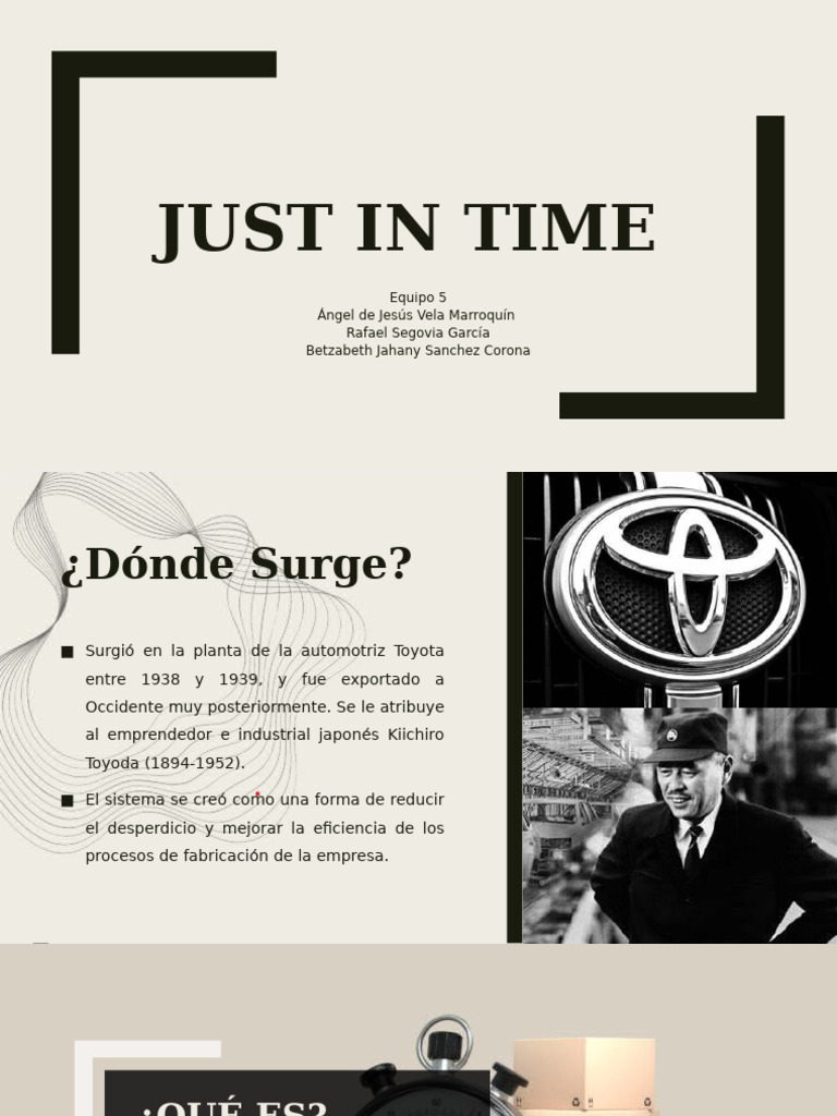 Just in Time: Eficiencia y Optimización | PDF | Lean Manufacturing ...