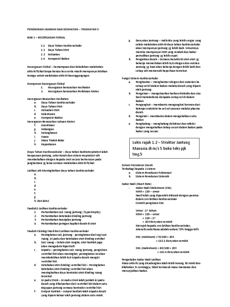 Nota PJK f5. 2012 | PDF